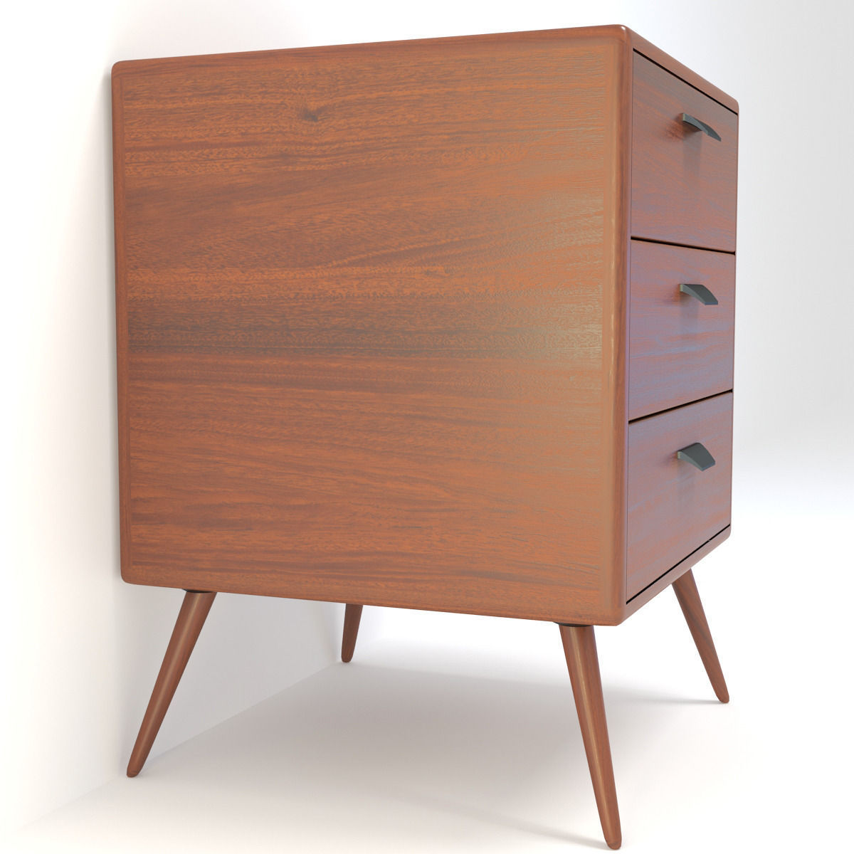 Retro Cupboard 7 3D model_7