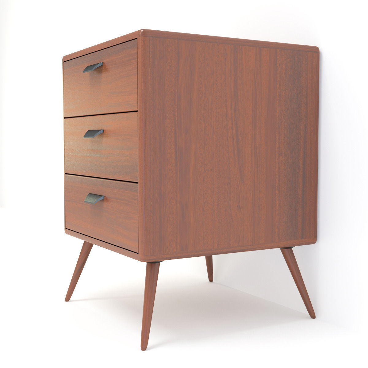 Retro Cupboard 7 3D model_1