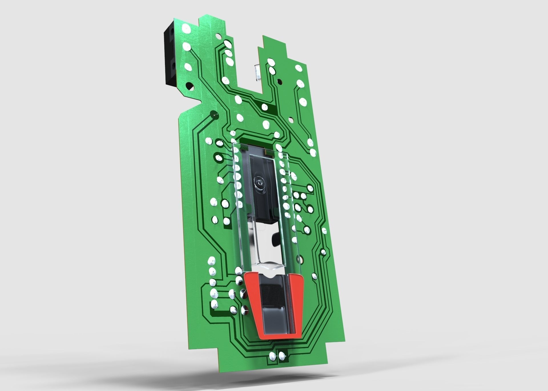 Mouse Circute Board 3D model_3