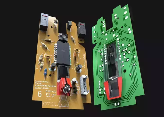 Mouse Circute Board 3D model