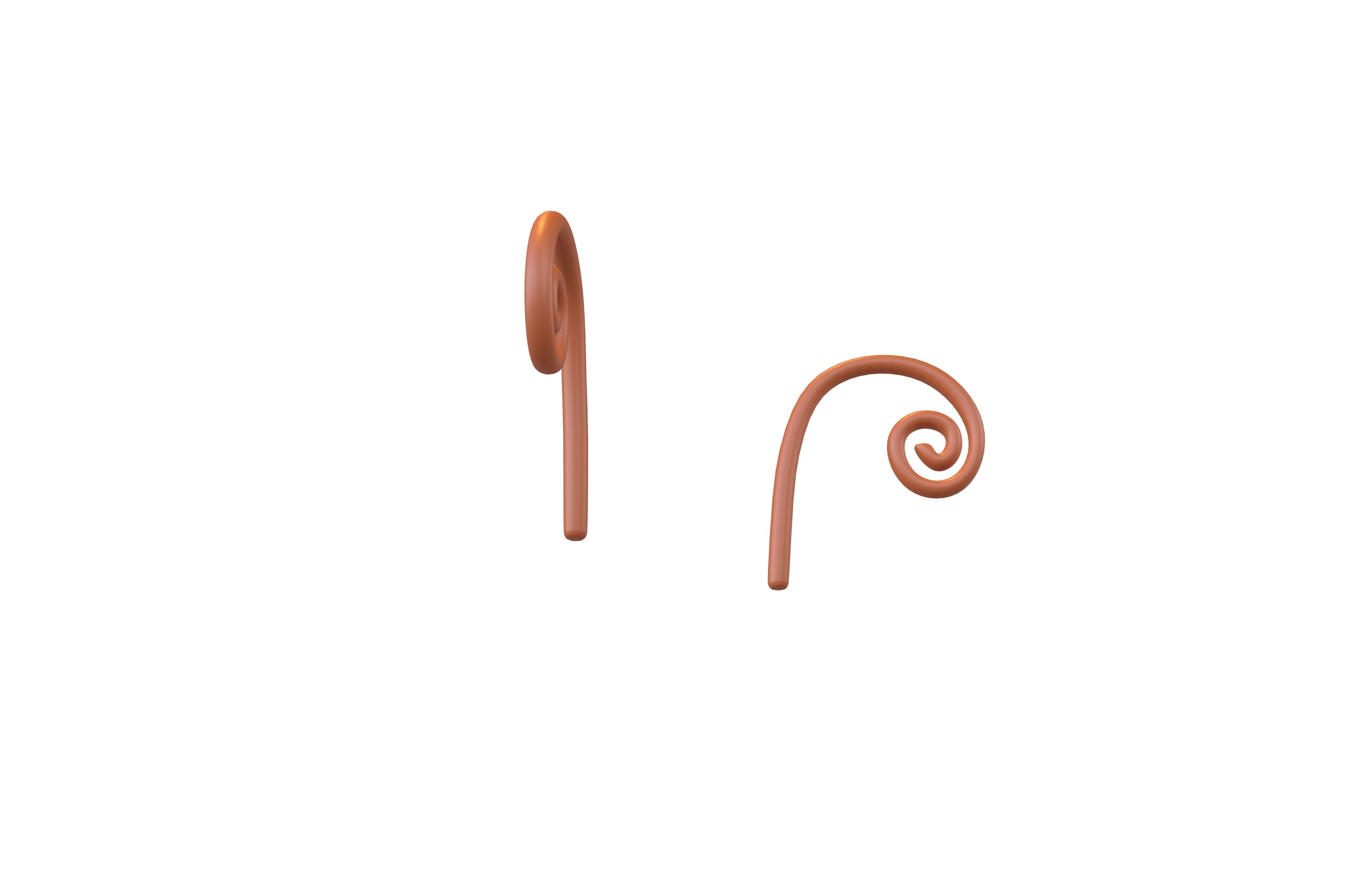 Butterfly Headgear v2 003 Low-poly 3D model_3