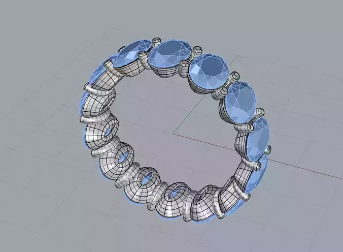 Oval infinity ring Sizes  4-5-6-7 