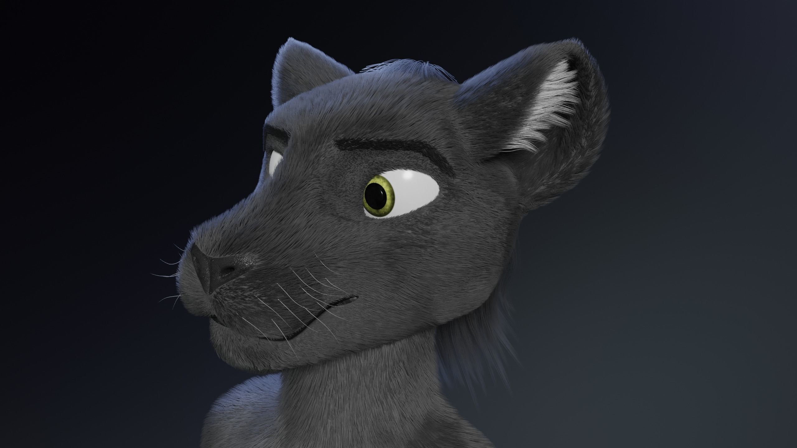 Niko Anthro Panther 3D model_4