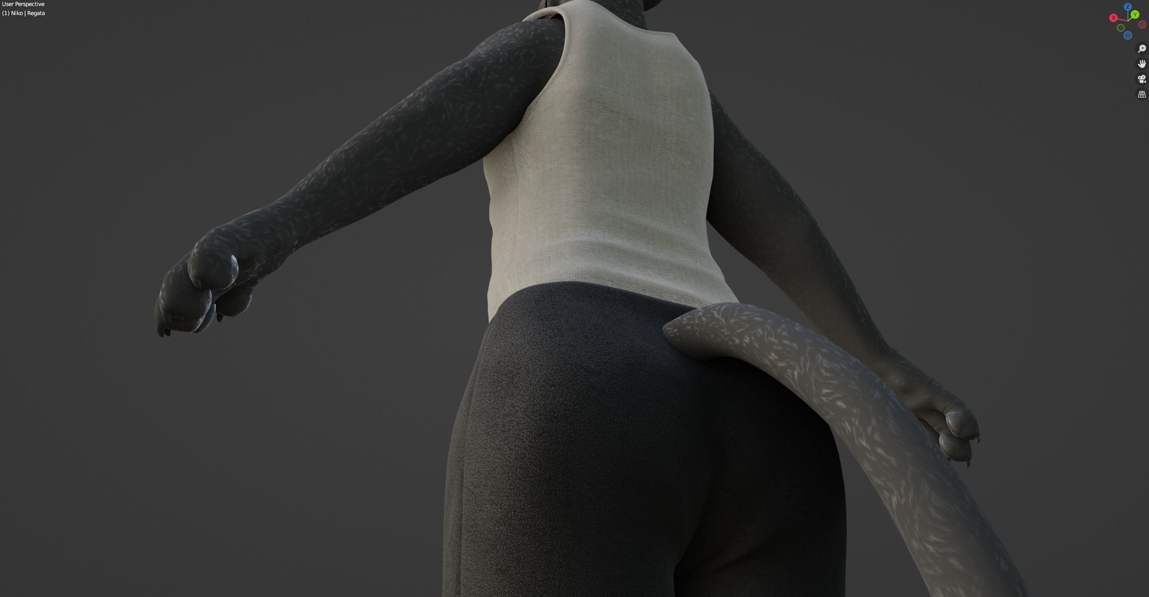 Niko Anthro Panther 3D model_74