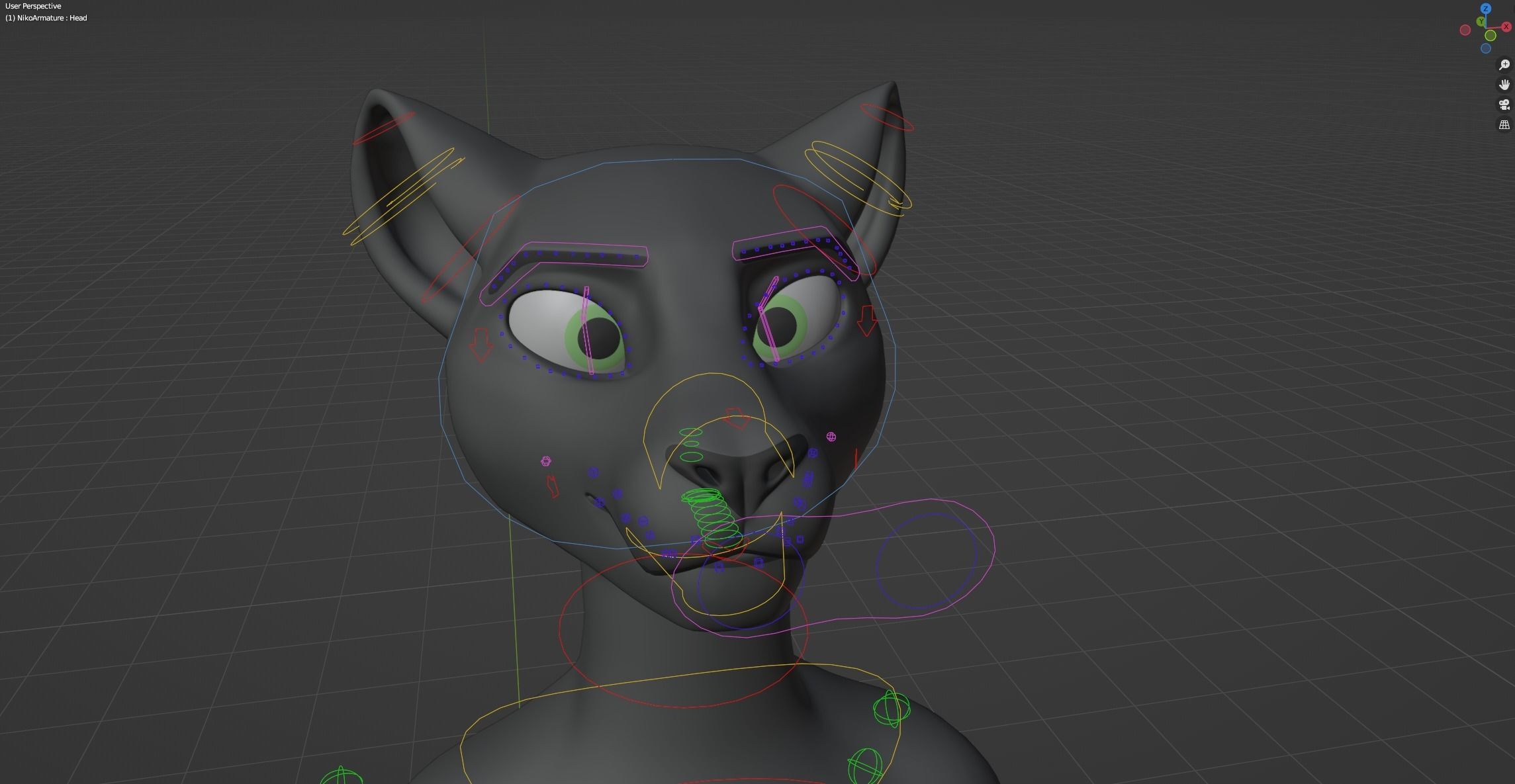 Niko Anthro Panther 3D model_42
