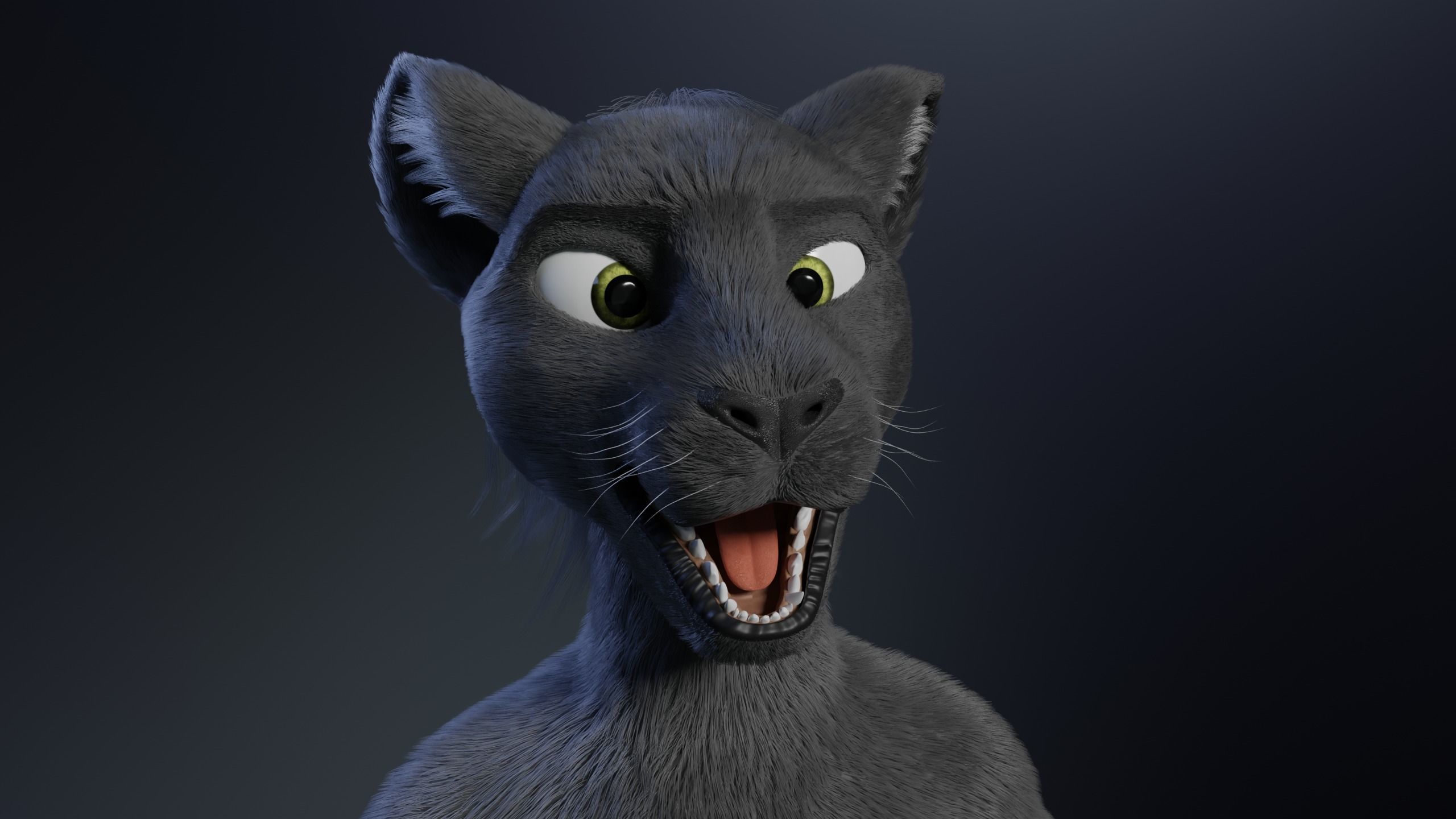 Niko Anthro Panther 3D model_30