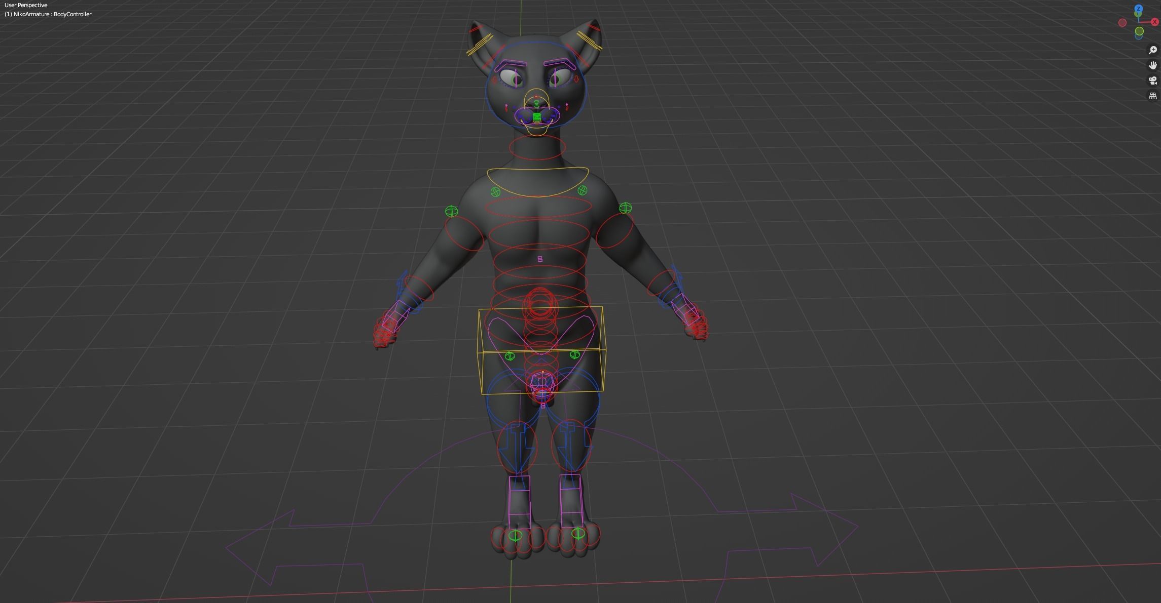 Niko Anthro Panther 3D model_35