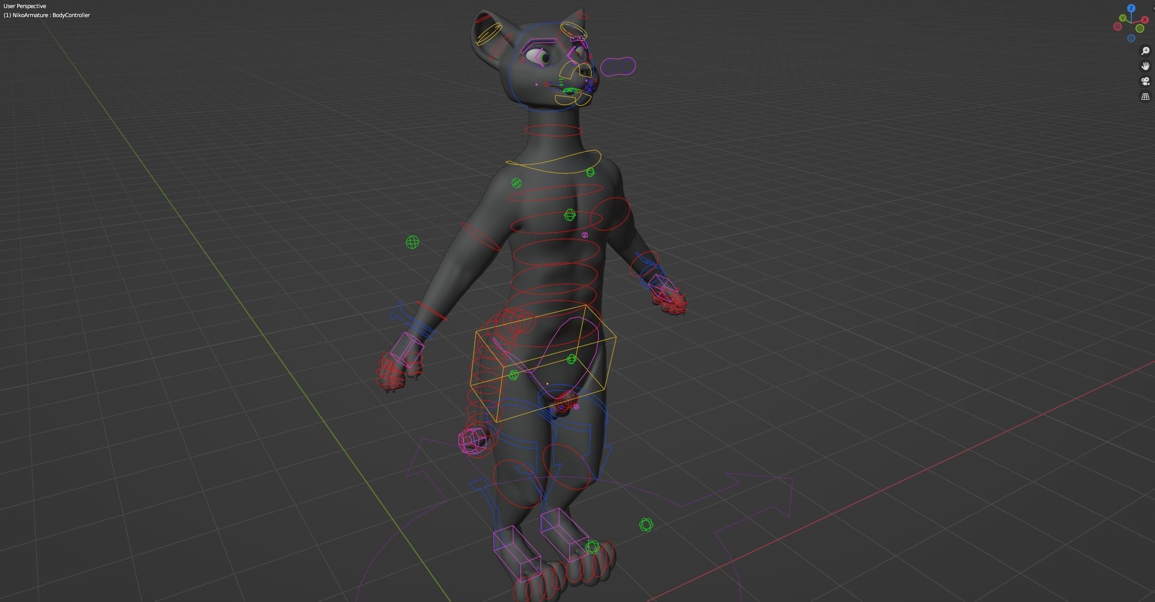 Niko Anthro Panther 3D model_36