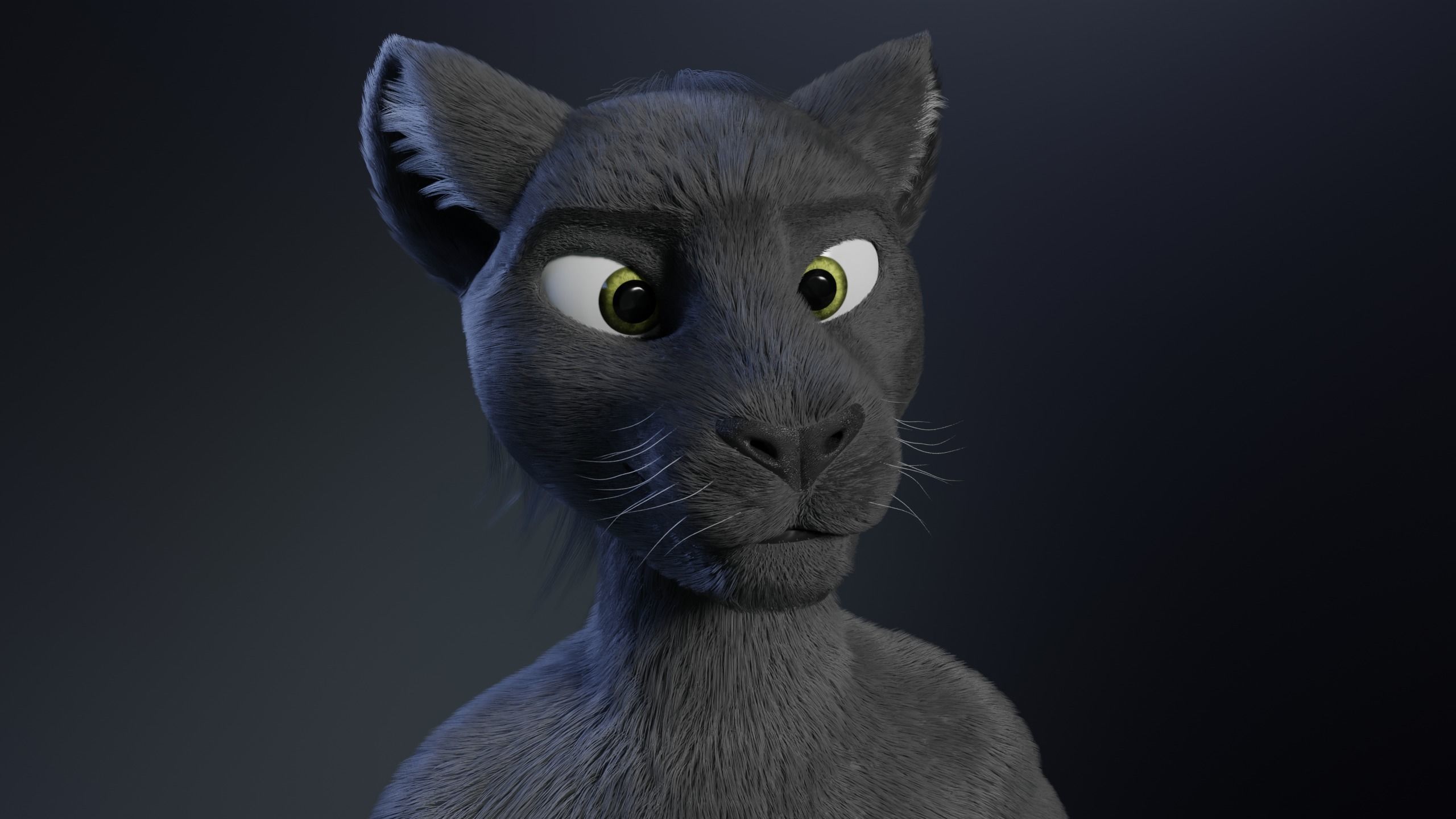 Niko Anthro Panther 3D model_2