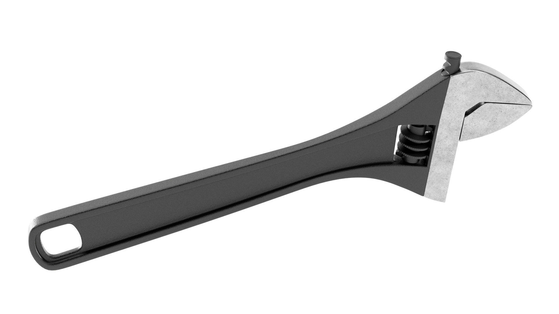 Adjustable Wrench 3D model_6