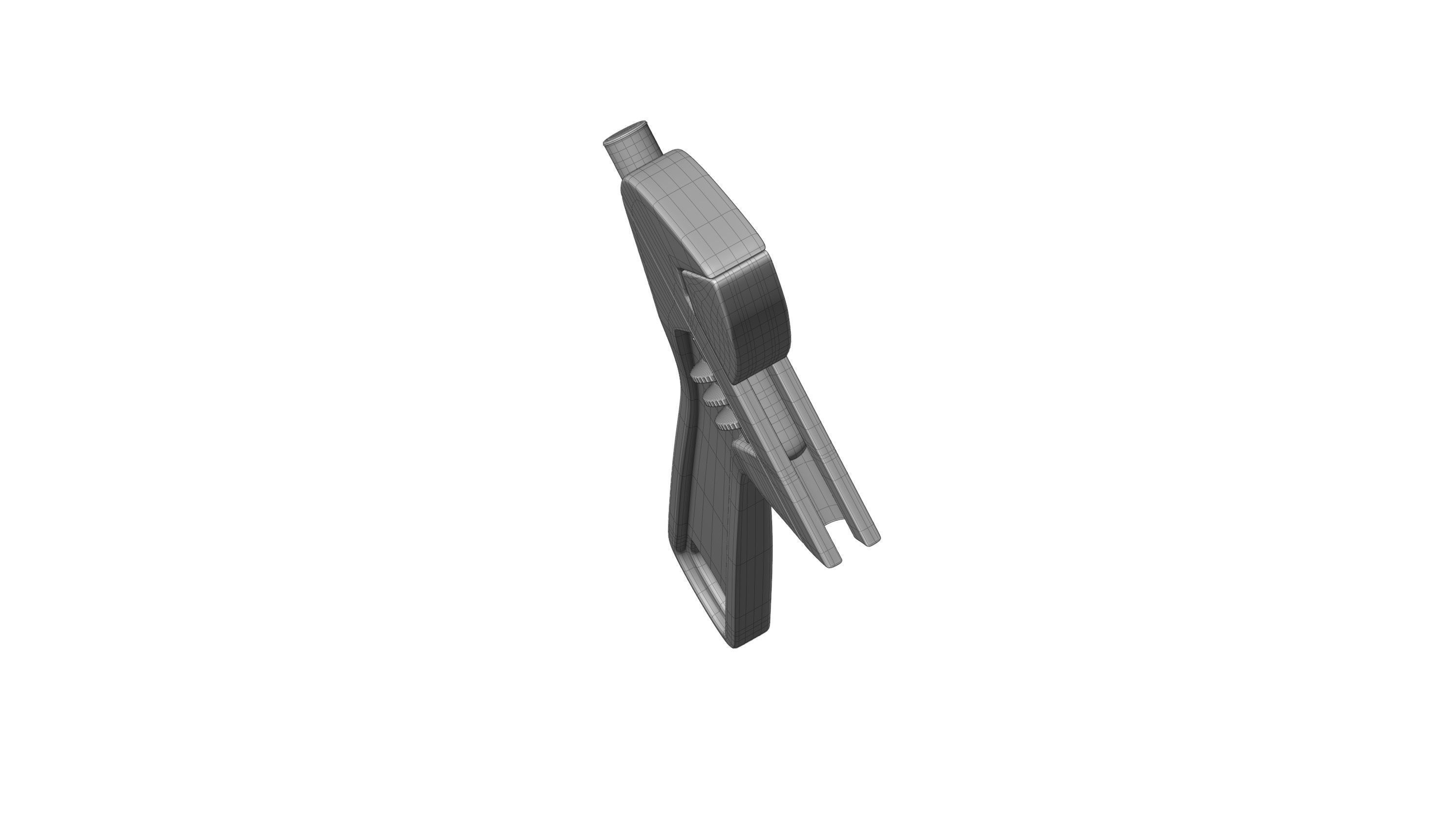 Adjustable Wrench 3D model_12