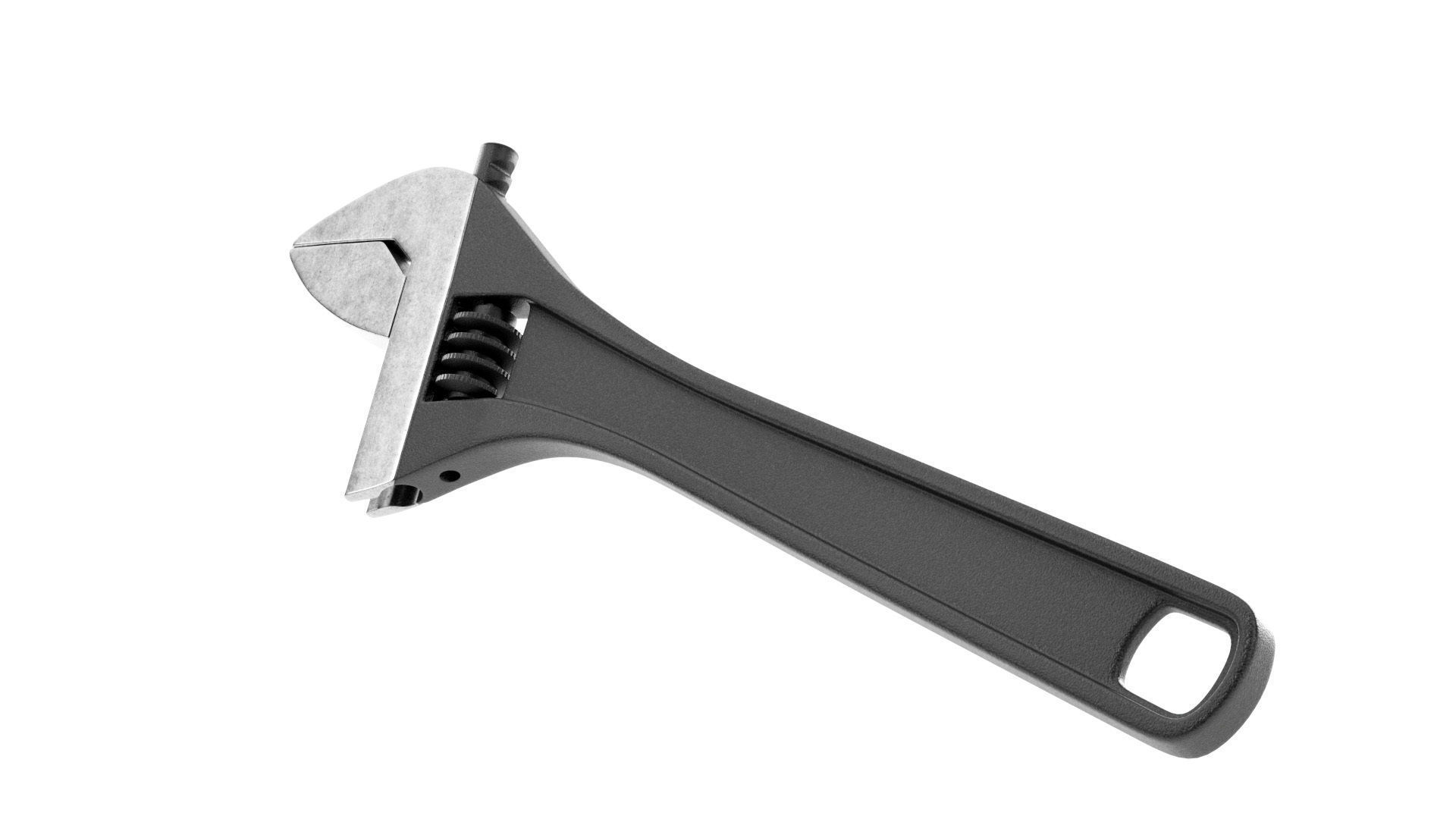 Adjustable Wrench 3D model_9