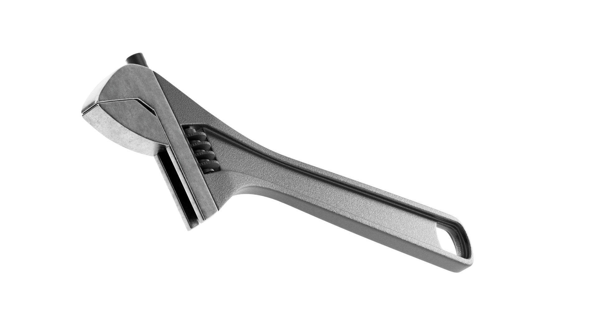 Adjustable Wrench 3D model_3