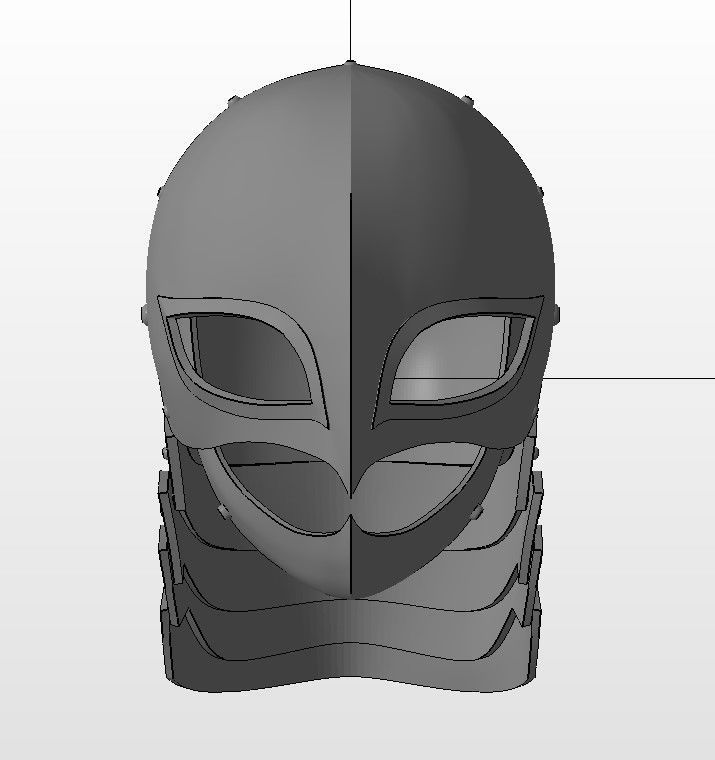Griffith berserk armor and helmet 3D movie version 3D print model_23