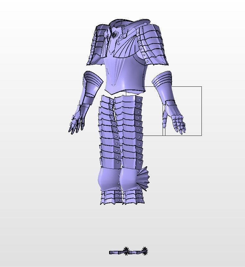 Griffith berserk armor and helmet 3D movie version 3D print model_19
