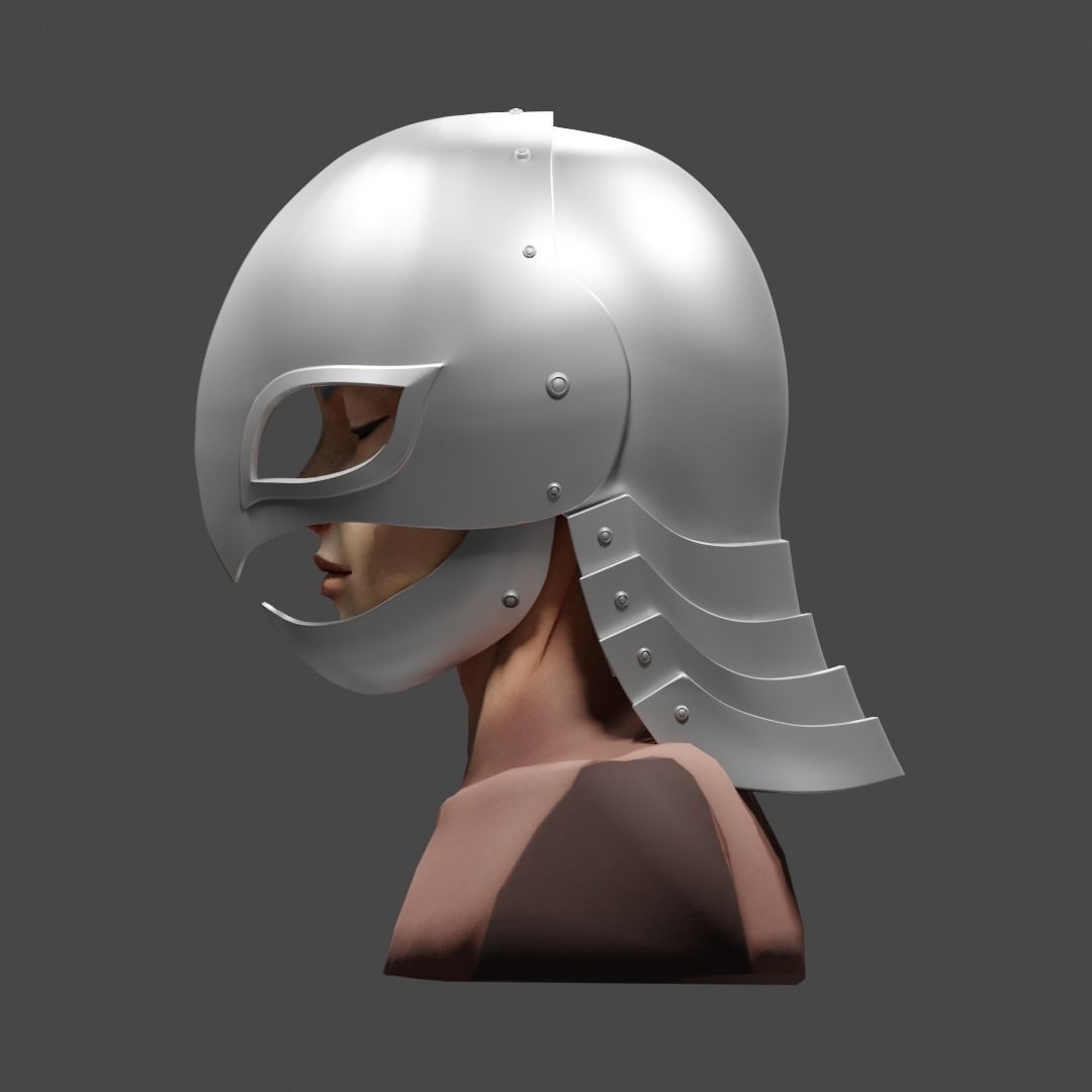 Griffith berserk armor and helmet 3D movie version 3D print model_2