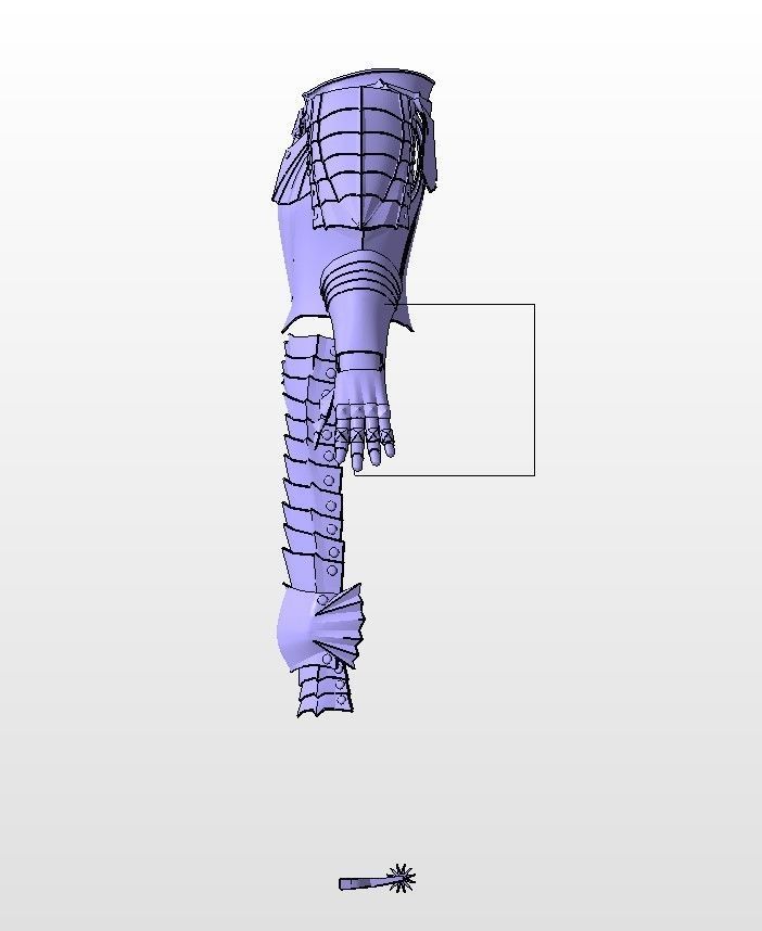 Griffith berserk armor and helmet 3D movie version 3D print model_20