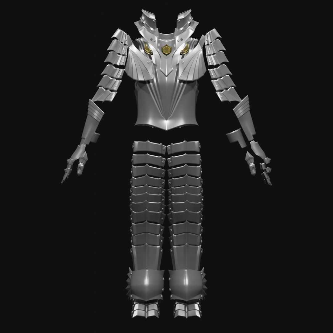 Griffith berserk armor and helmet 3D movie version 3D print model_9