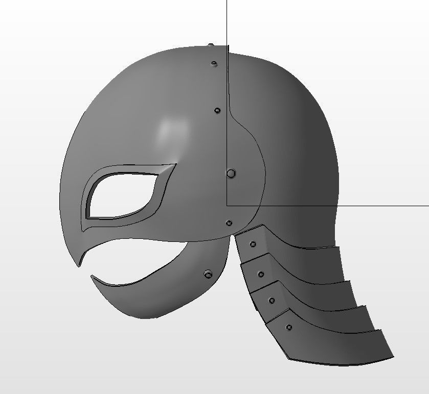 Griffith berserk armor and helmet 3D movie version 3D print model_26