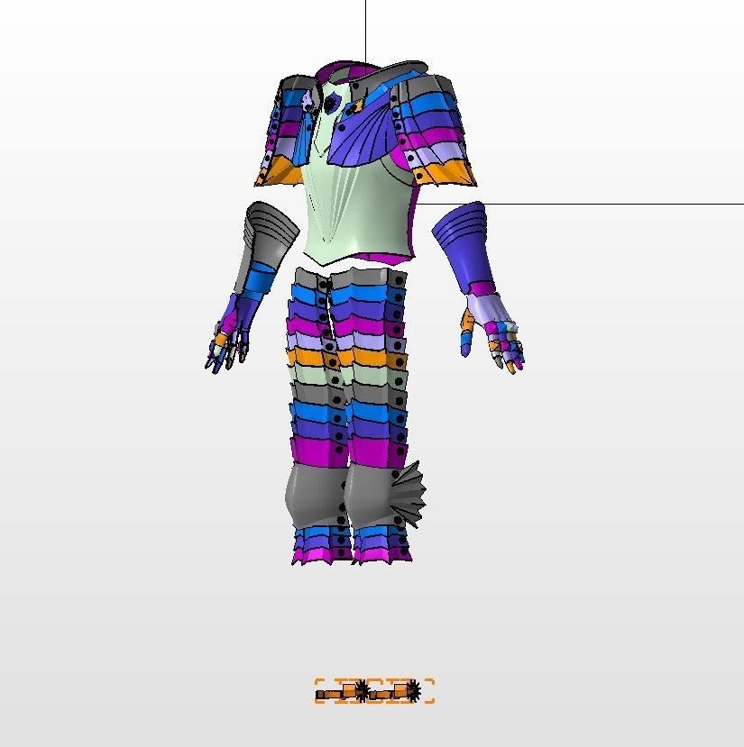 Griffith berserk armor and helmet 3D movie version 3D print model_15