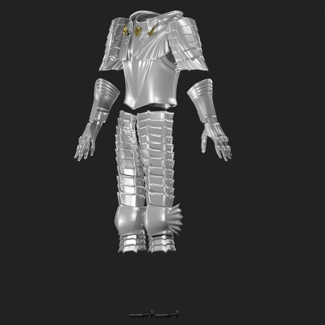 Griffith berserk armor and helmet 3D movie version 3D print model_7