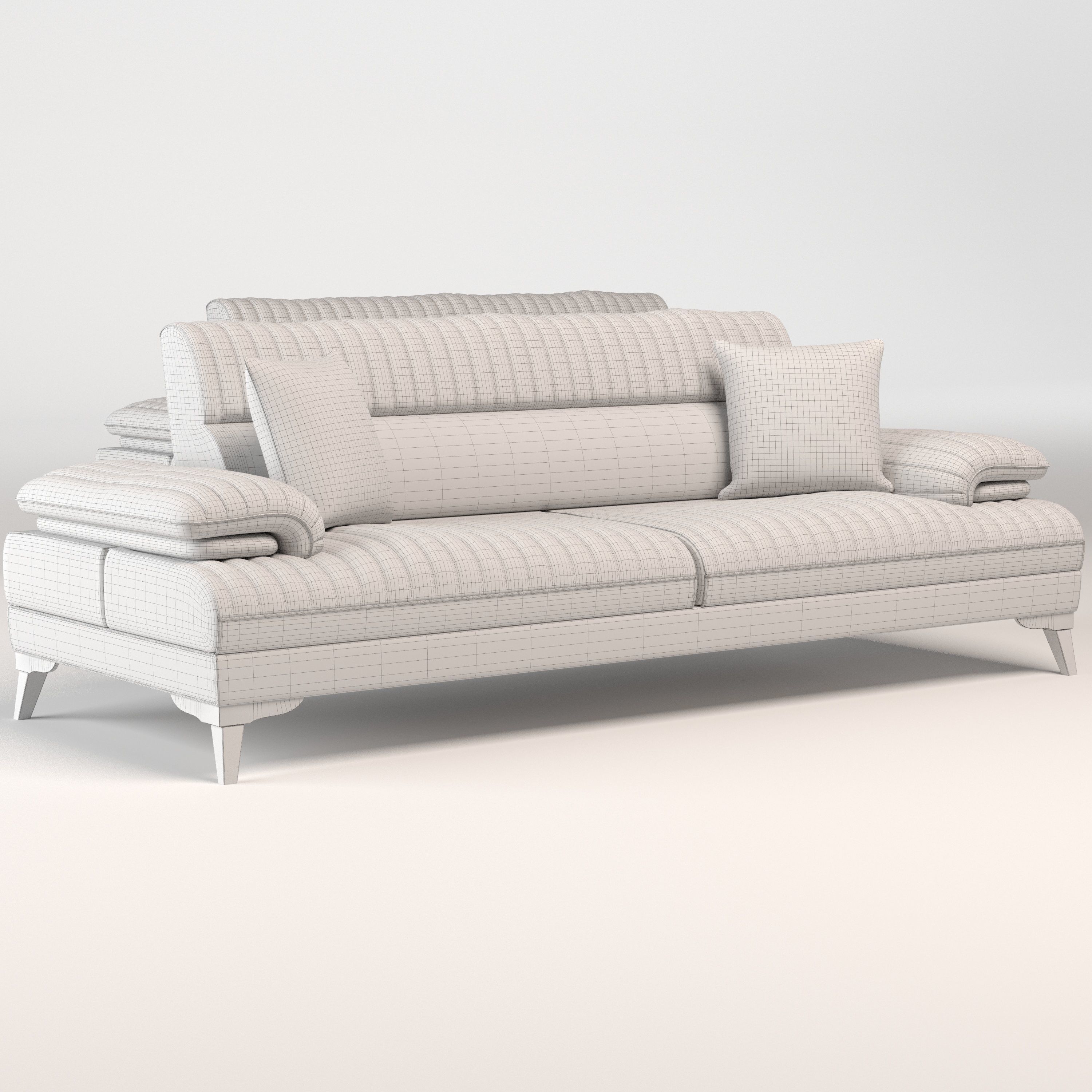 Alcania sofa 3D model_2