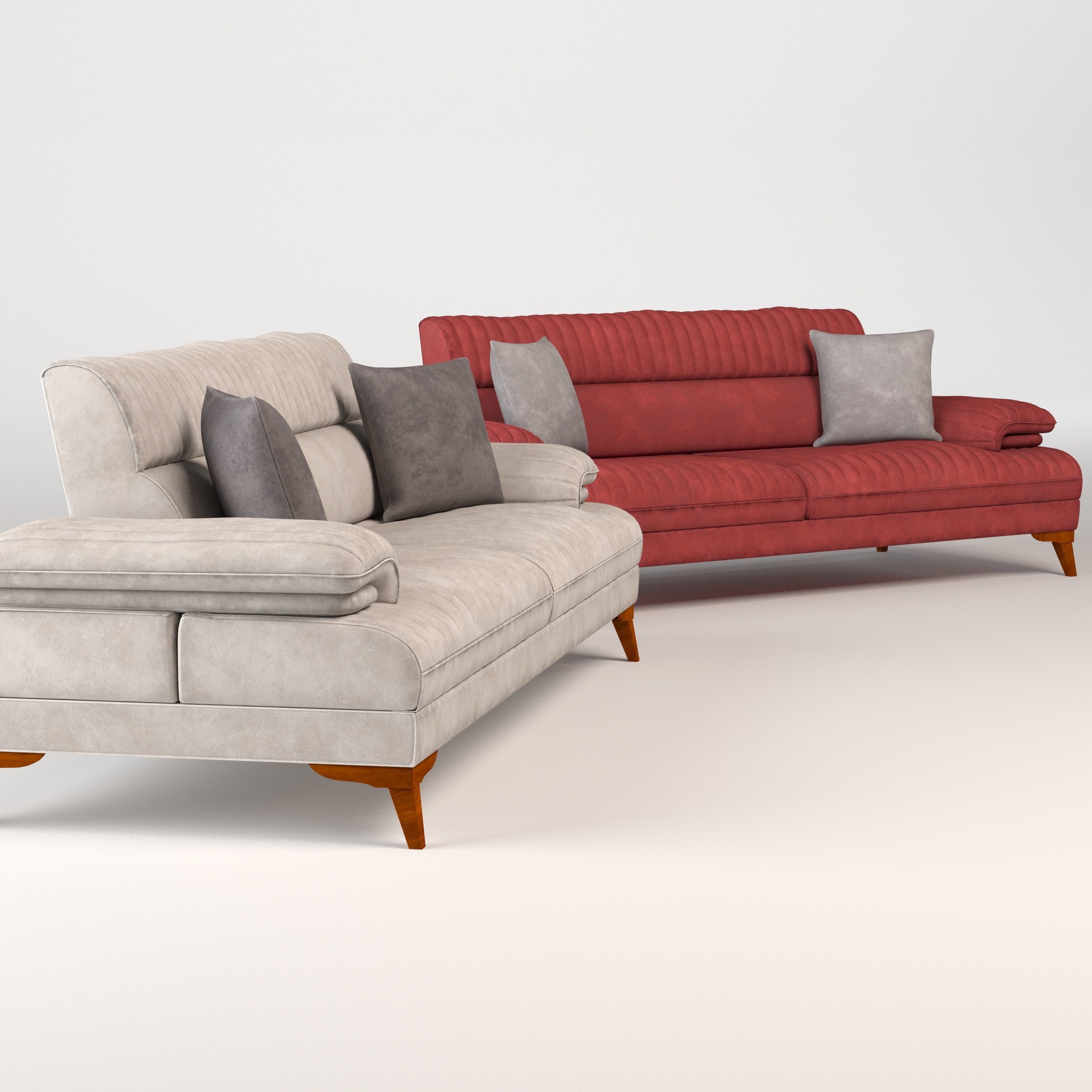 Alcania sofa 3D model_1