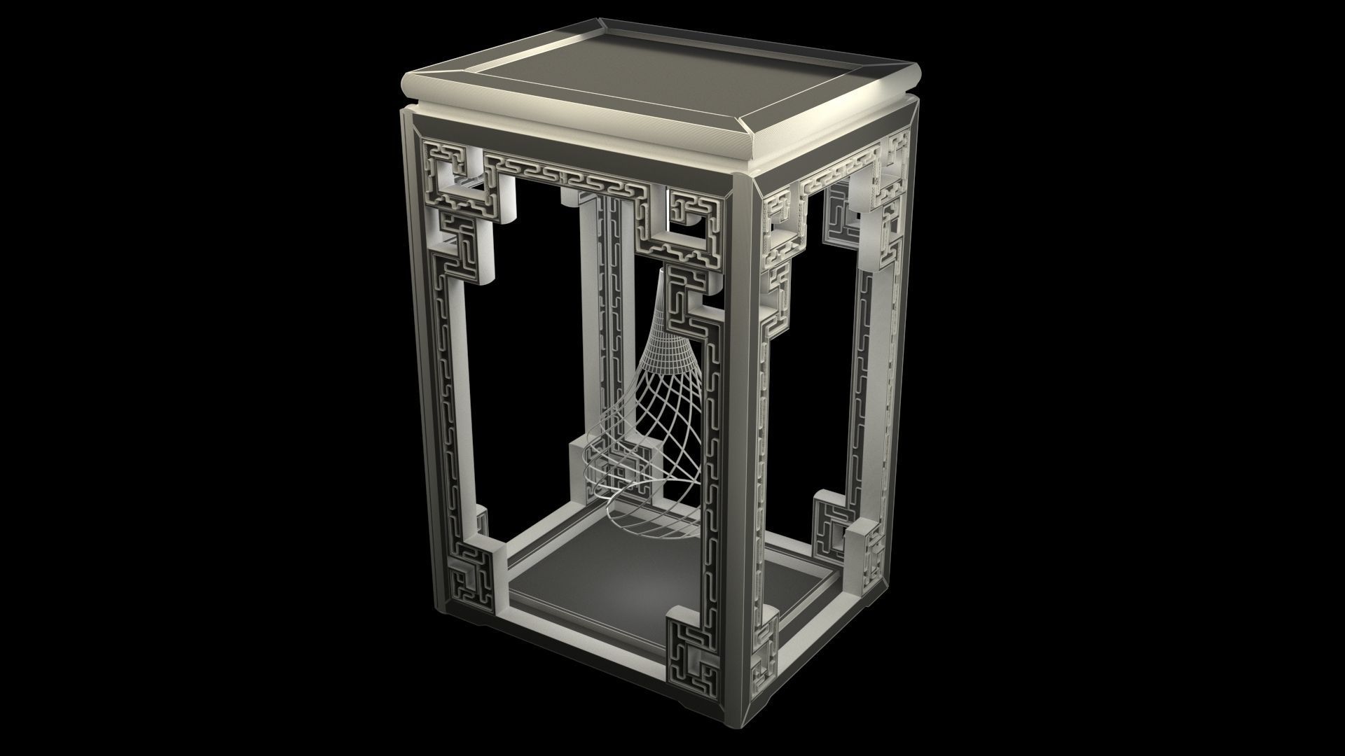 Chinese lantern 3D model_6