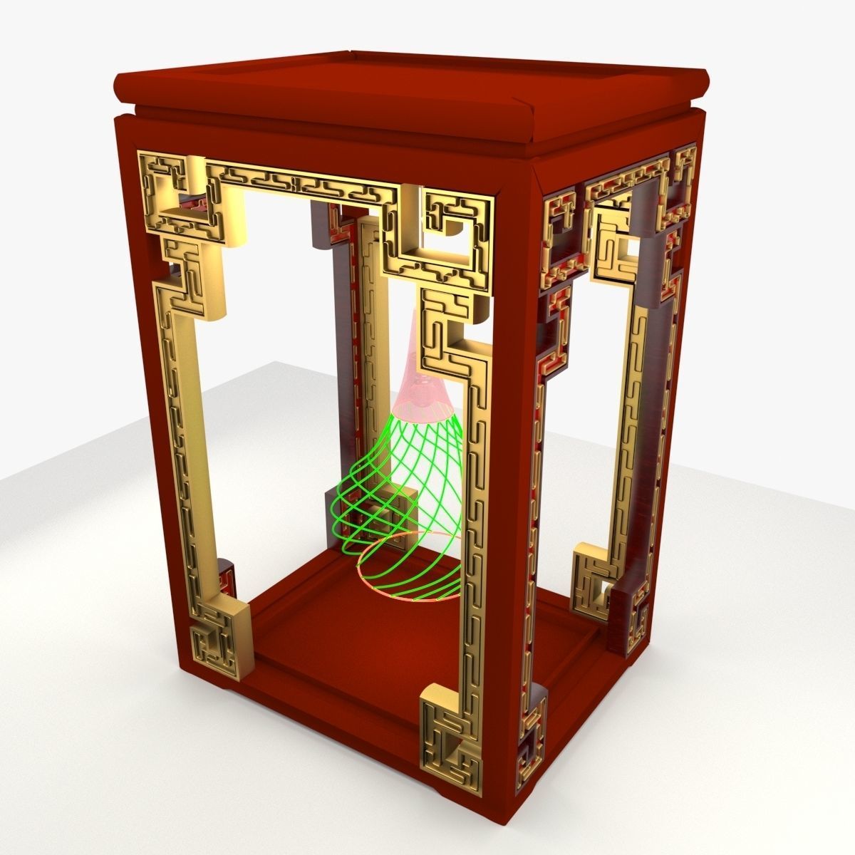 Chinese lantern 3D model_5