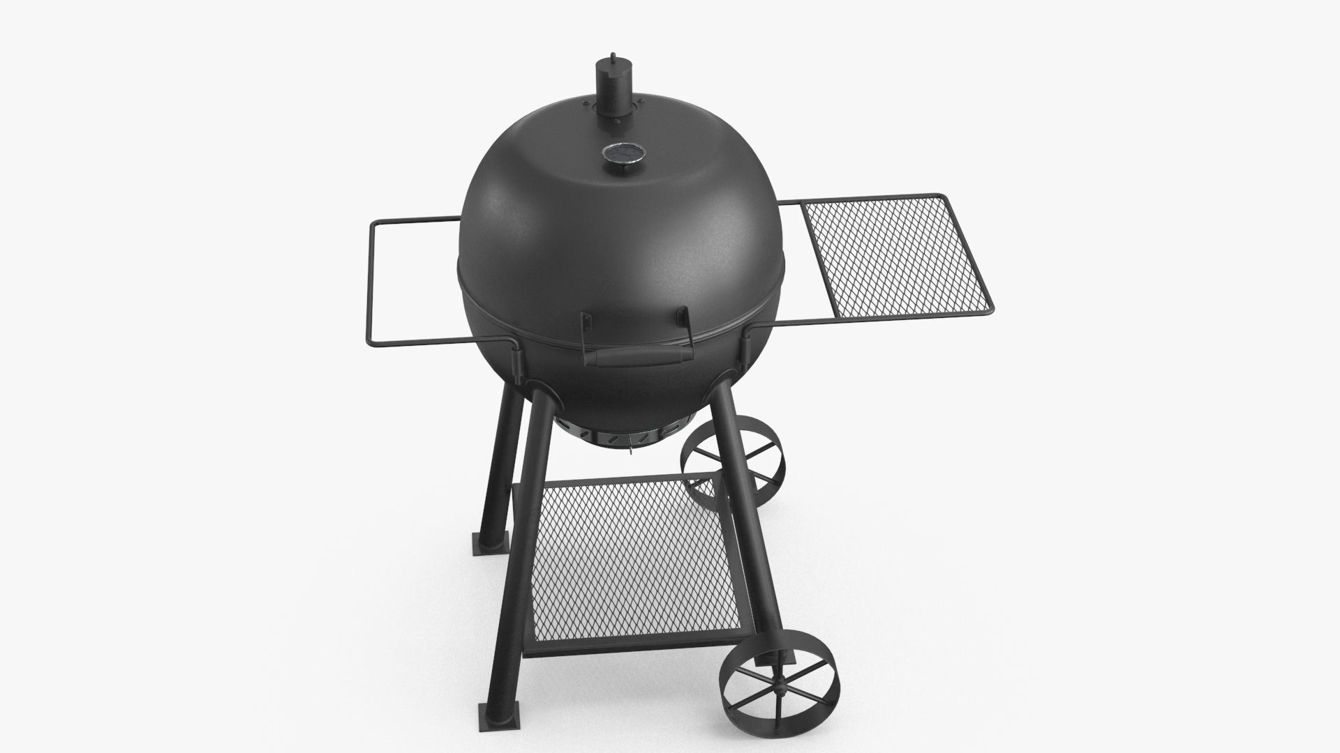 BBQ Grill V2 Low-poly 3D model_4