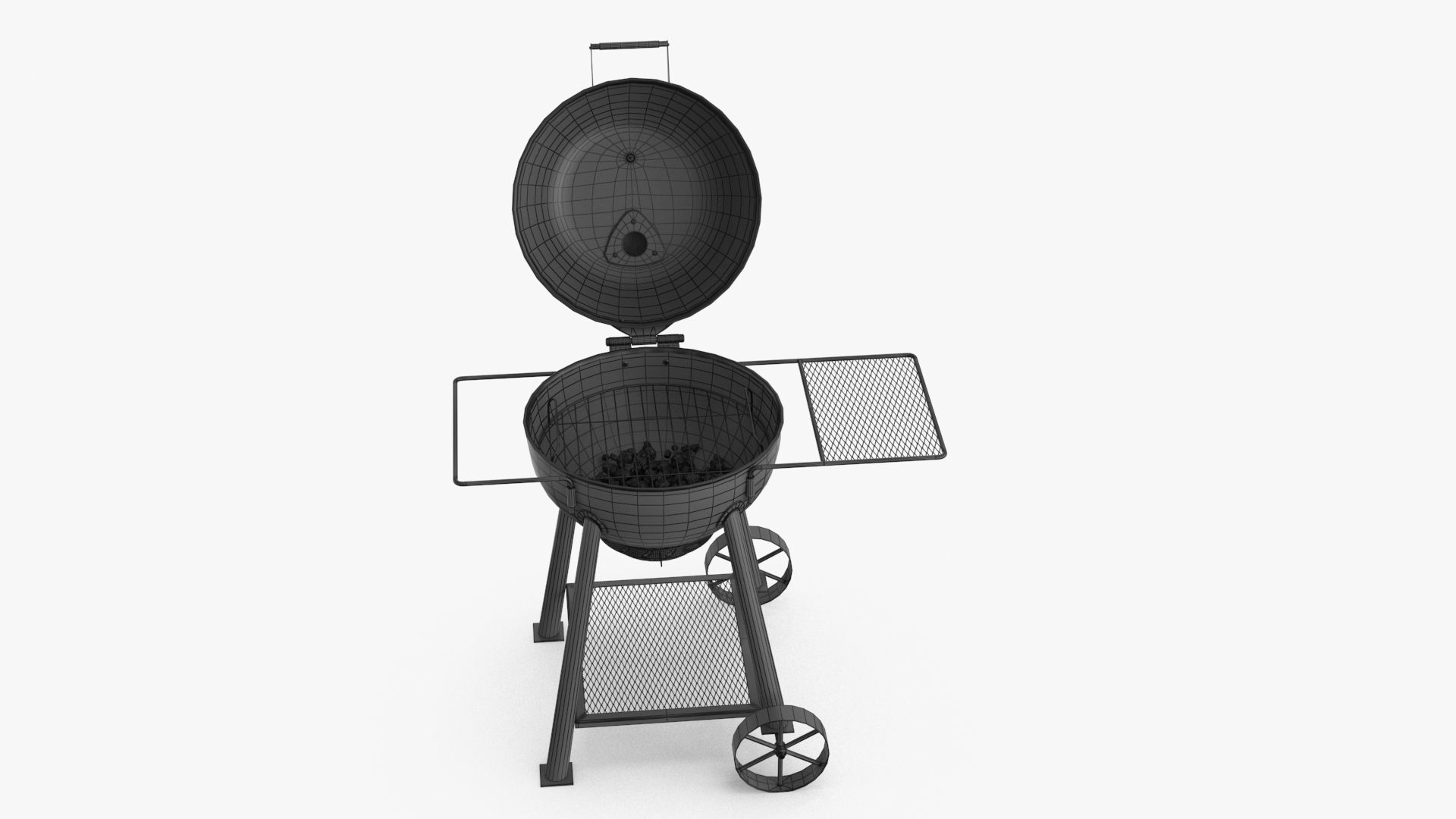 BBQ Grill V2 Low-poly 3D model_19