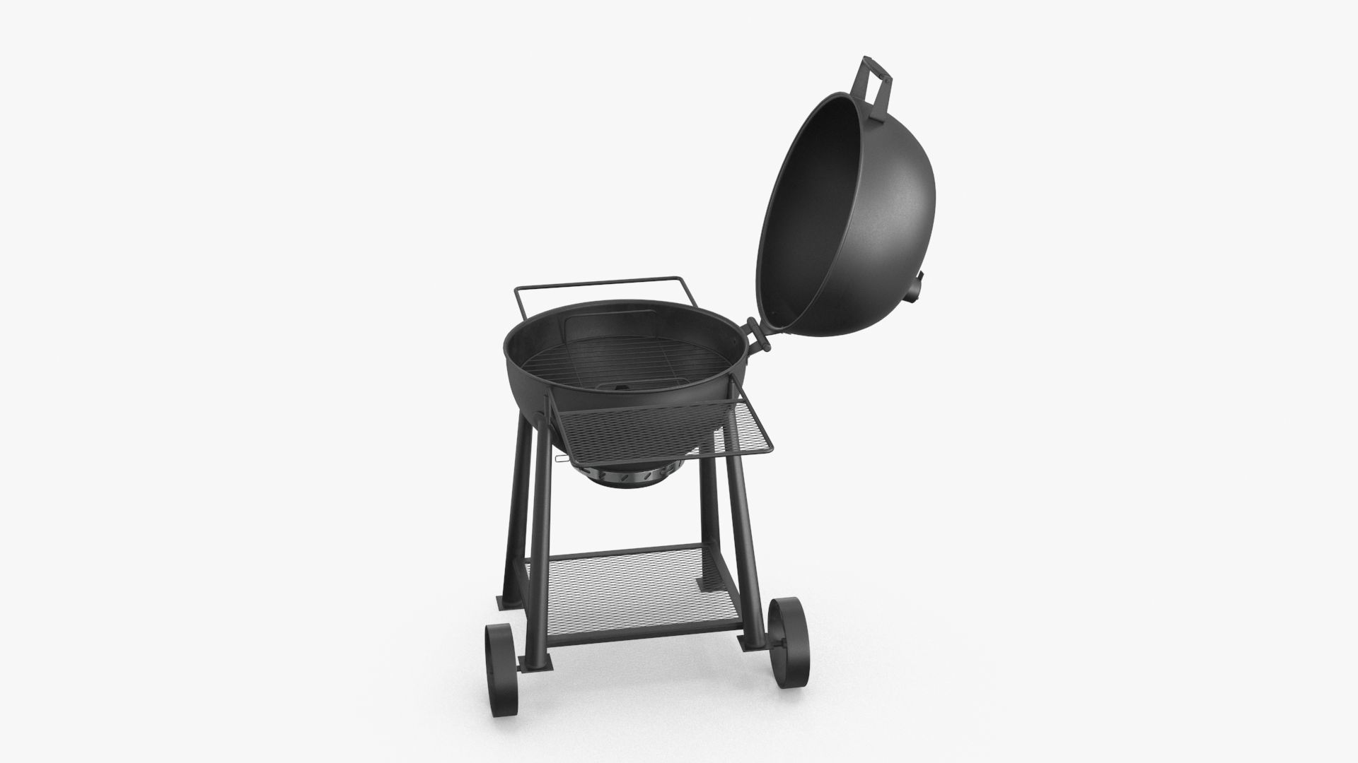 BBQ Grill V2 Low-poly 3D model_8