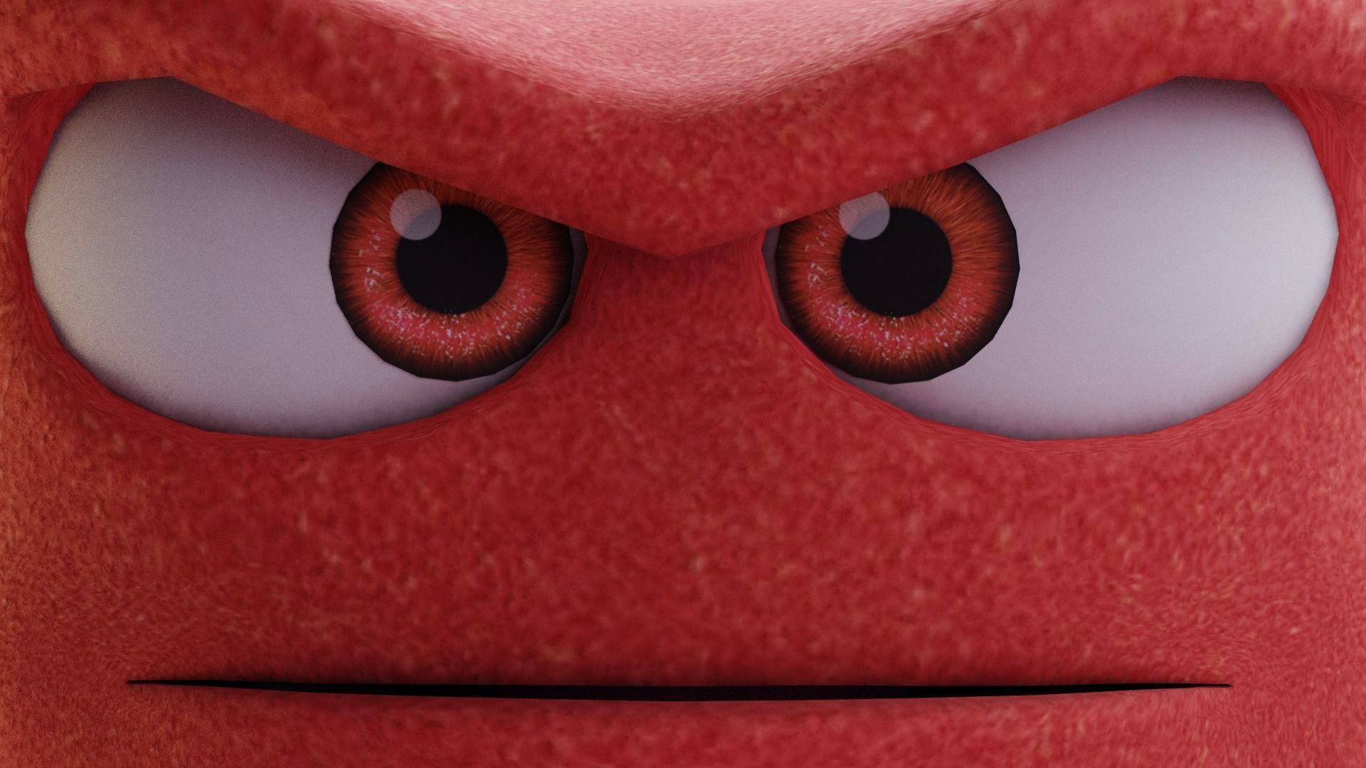 Inside Out - Anger rigged 3D model_6