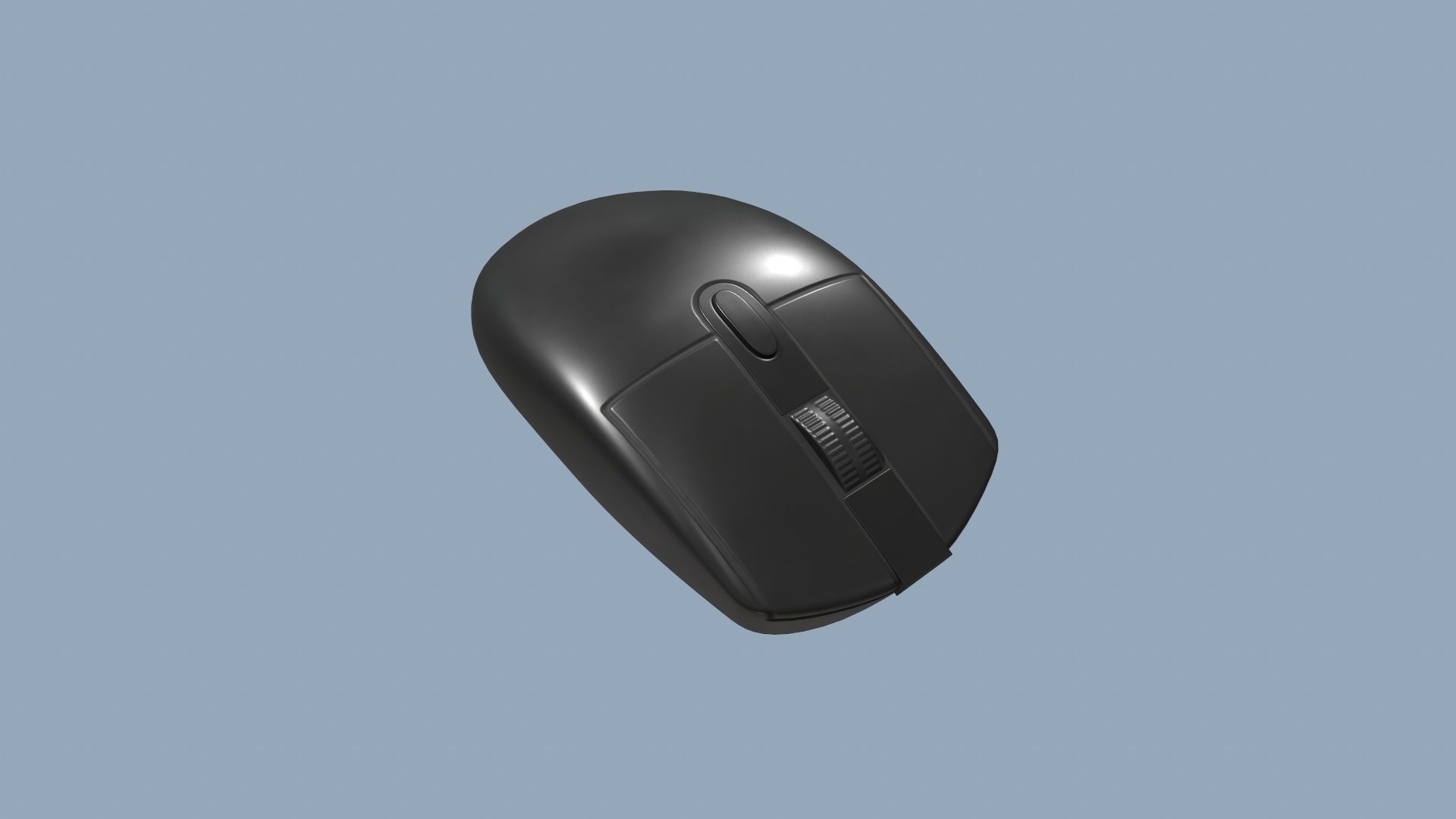 Computer Mouse and Keyboard Low-poly 3D model_8