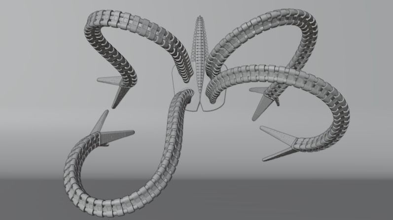 DOC OCK ARMS MADE IN BLENDER 3D model_3