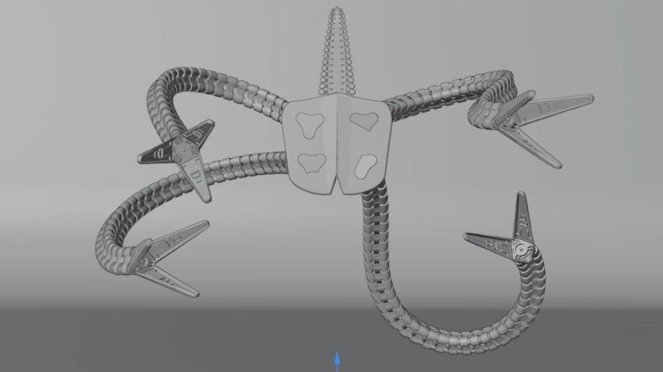 DOC OCK ARMS MADE IN BLENDER 3D model_1