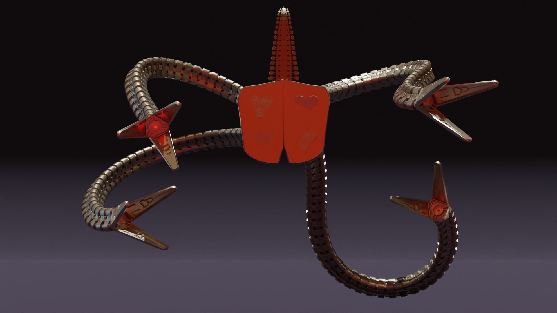 DOC OCK ARMS MADE IN BLENDER 3D model_8