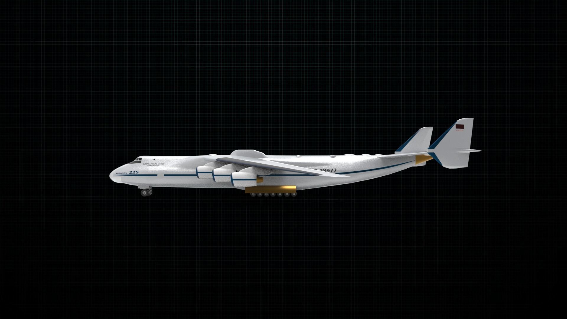 Antonov An 225 3D model_7