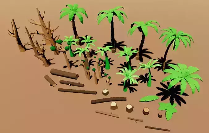 Low Poly Nature Pack 2