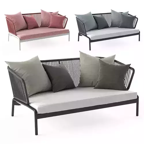 Roda Spool 2-seat Sofa 3D model