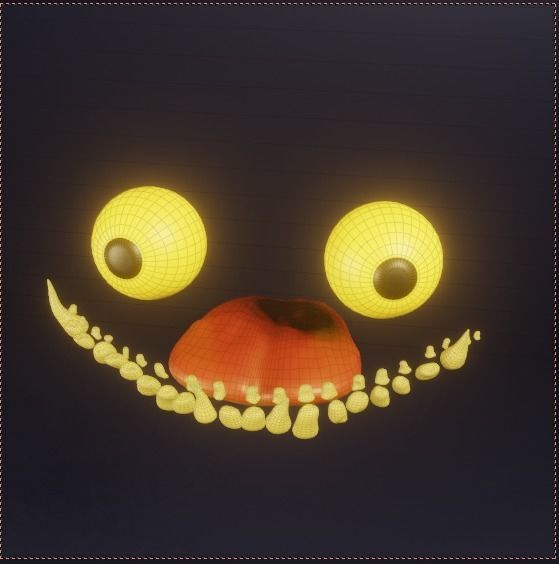 Troll Orc fantasy creature Low-poly 3D model_6