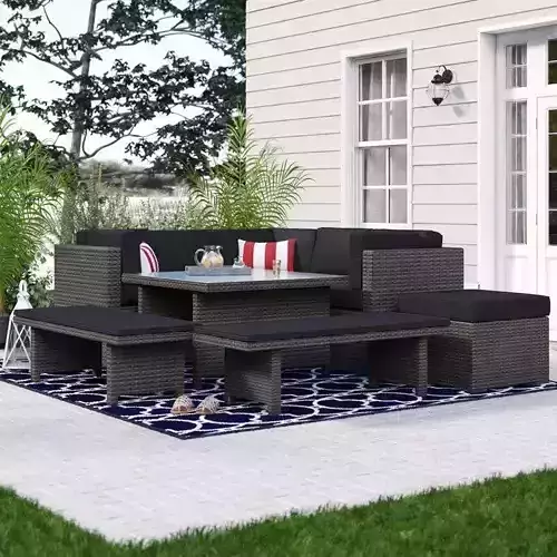 Neo Wicker Rattan Seating Group