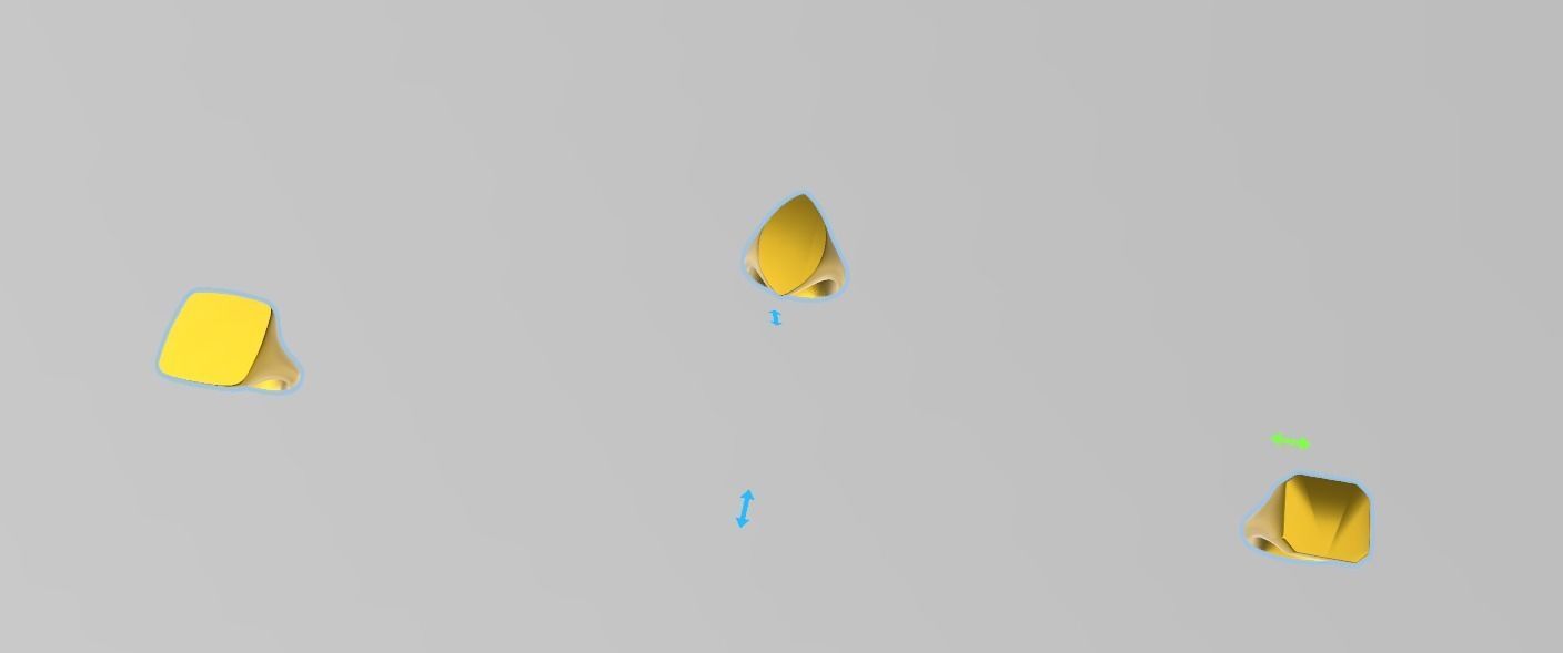 3 types signet ring 1 to 10 US sizes stl verified 3D print model_3