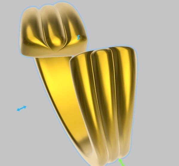 bypass ring  US 1 to 13 sizes  stl verified 3D print model_3