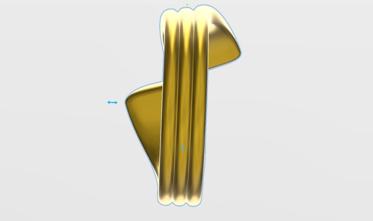 bypass ring  US 1 to 13 sizes  stl verified 3D print model_5