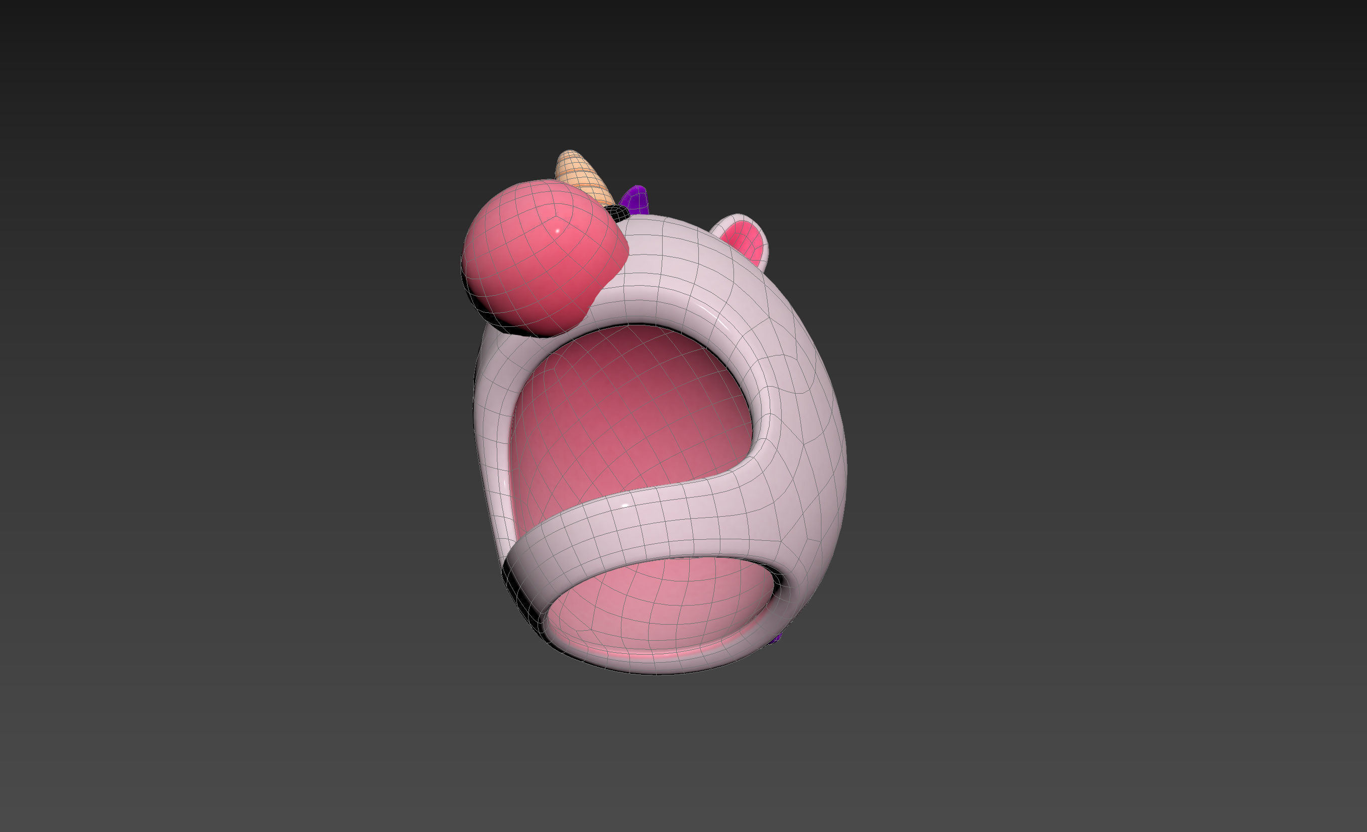 Prop046 Unicorn Hat 3D model_21