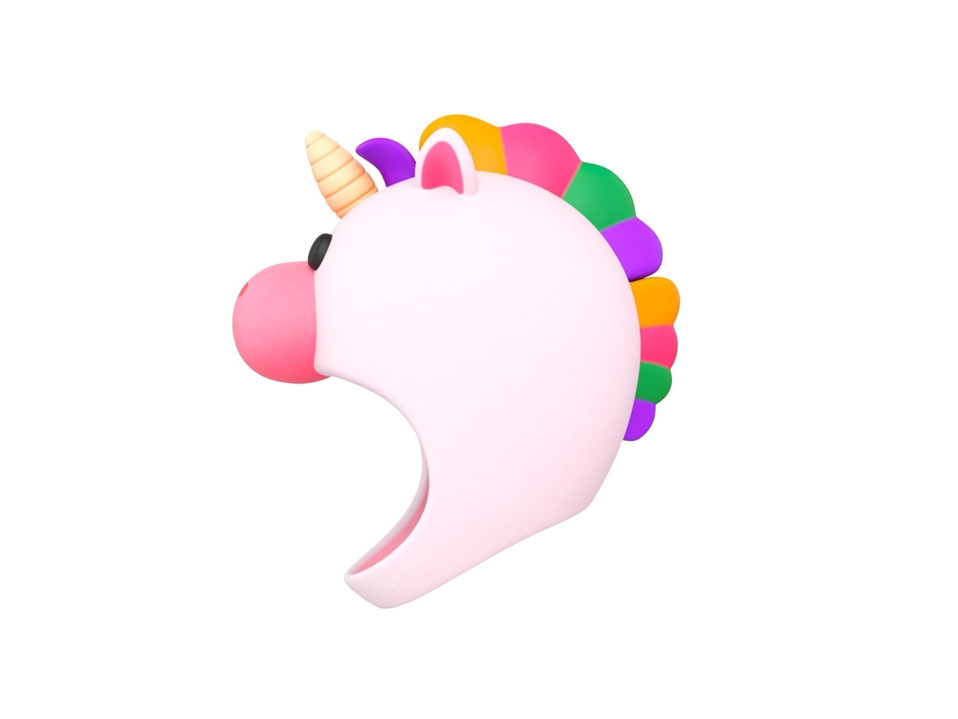 Prop046 Unicorn Hat 3D model_7