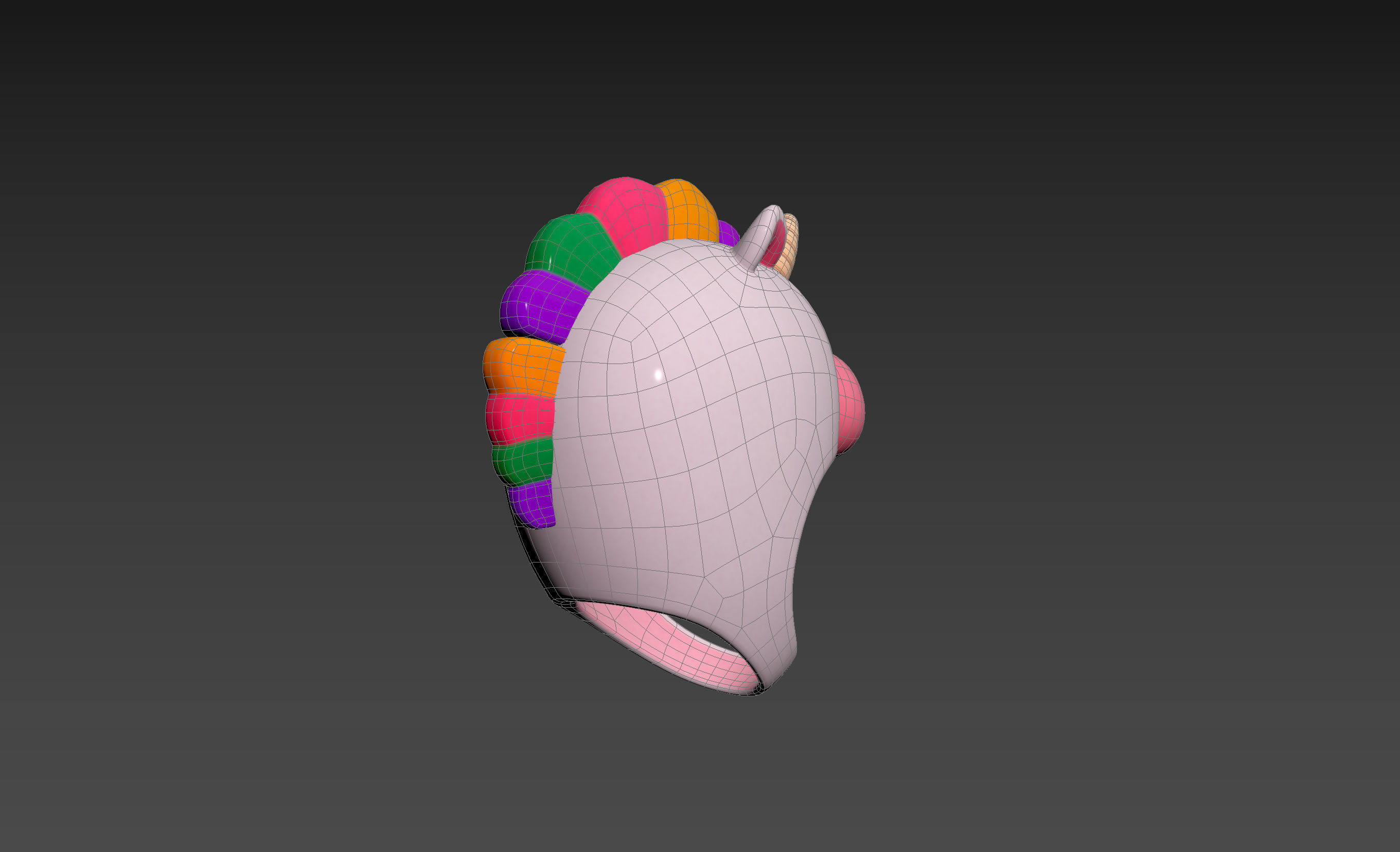 Prop046 Unicorn Hat 3D model_16