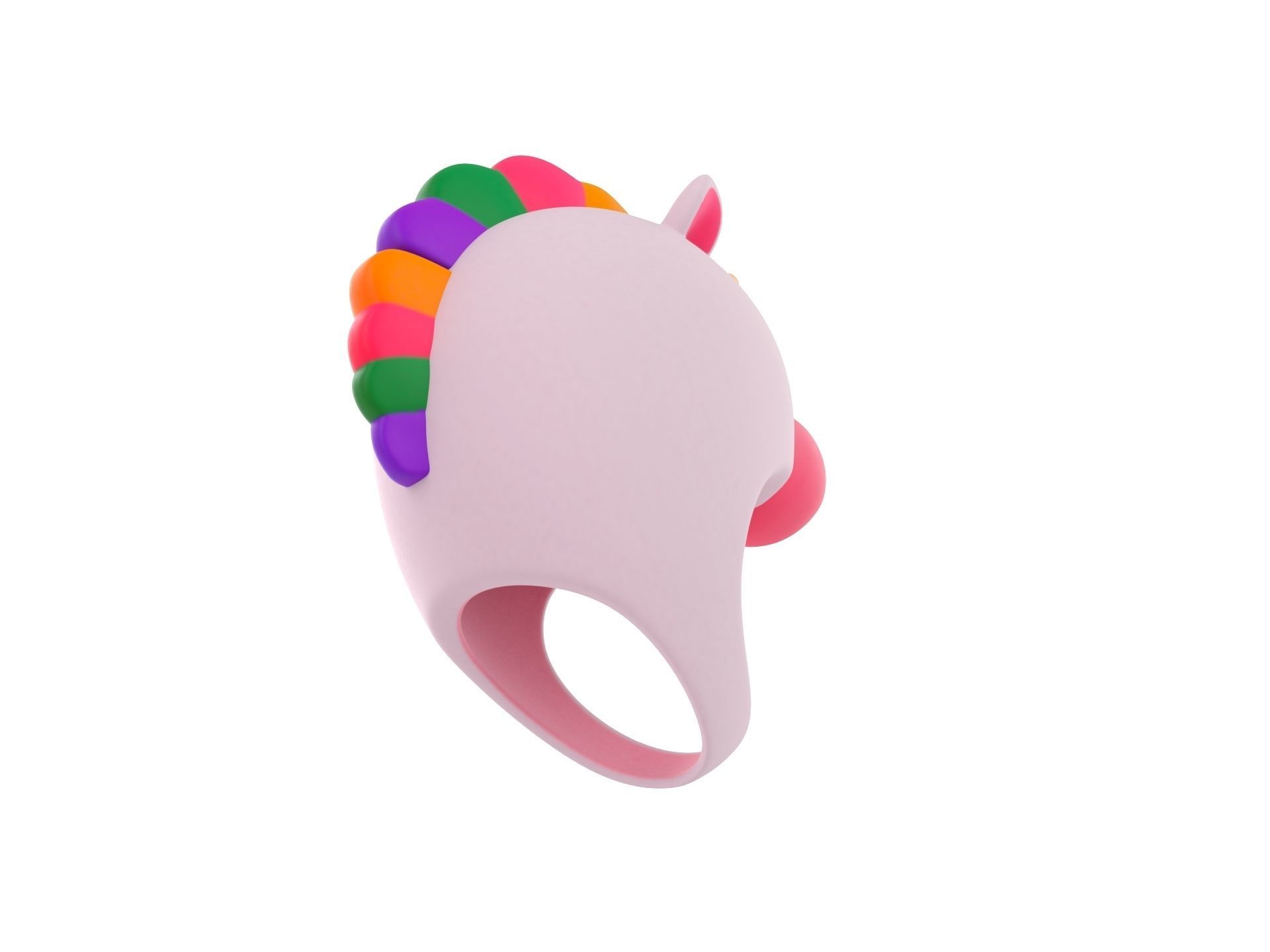 Prop046 Unicorn Hat 3D model_4