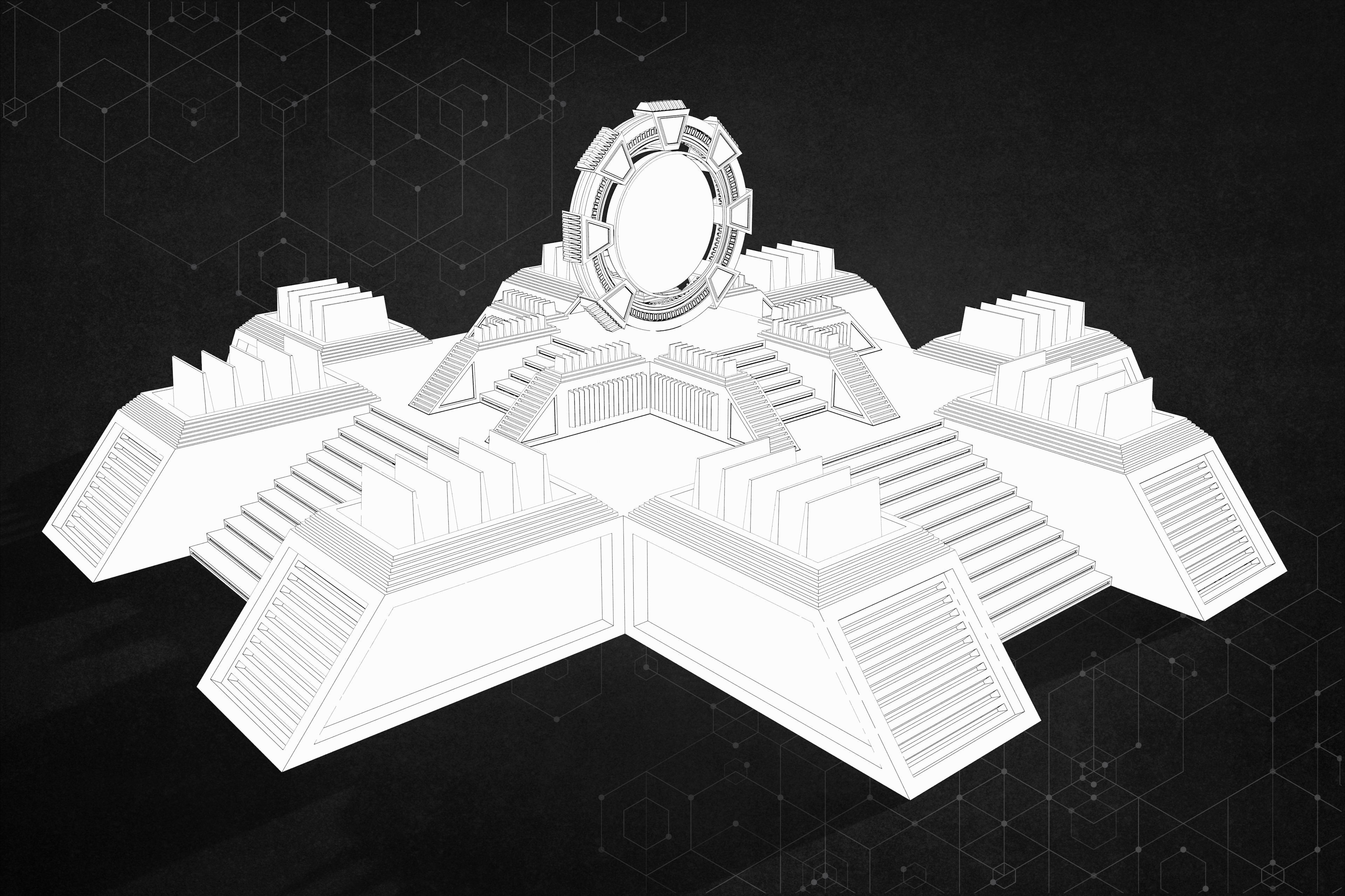 Stargate Version Two 3D model_4